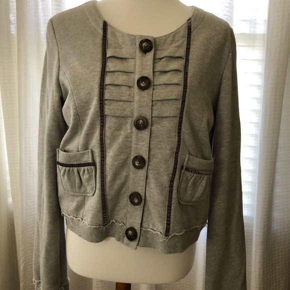 Anthropologie Knitted Dove top - Picture 1 of 5